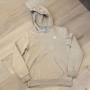 Adidas Beige Hoodie Youth Large